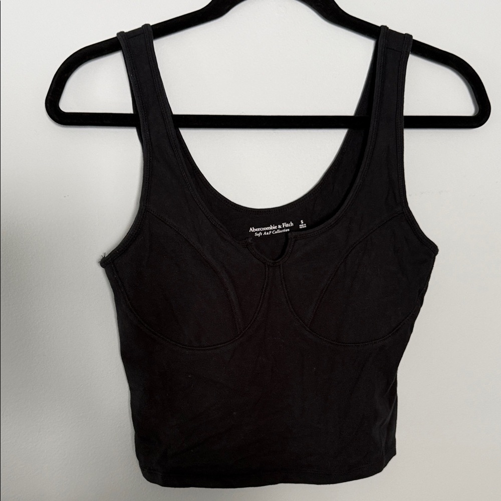 Abercrombie & Fitch Black Tank Top